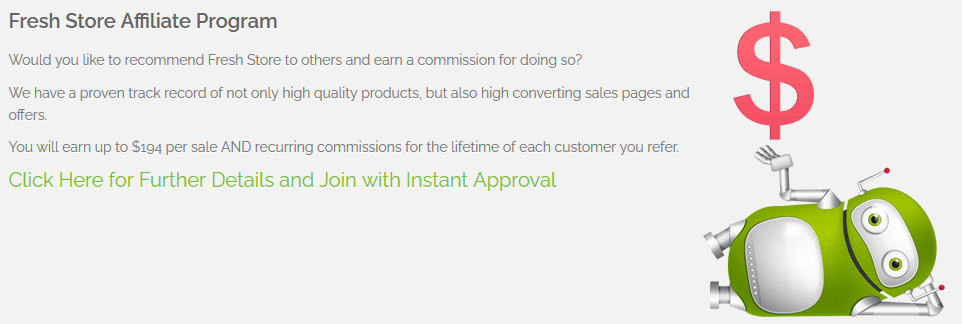 Fresh Store Affiliate Program