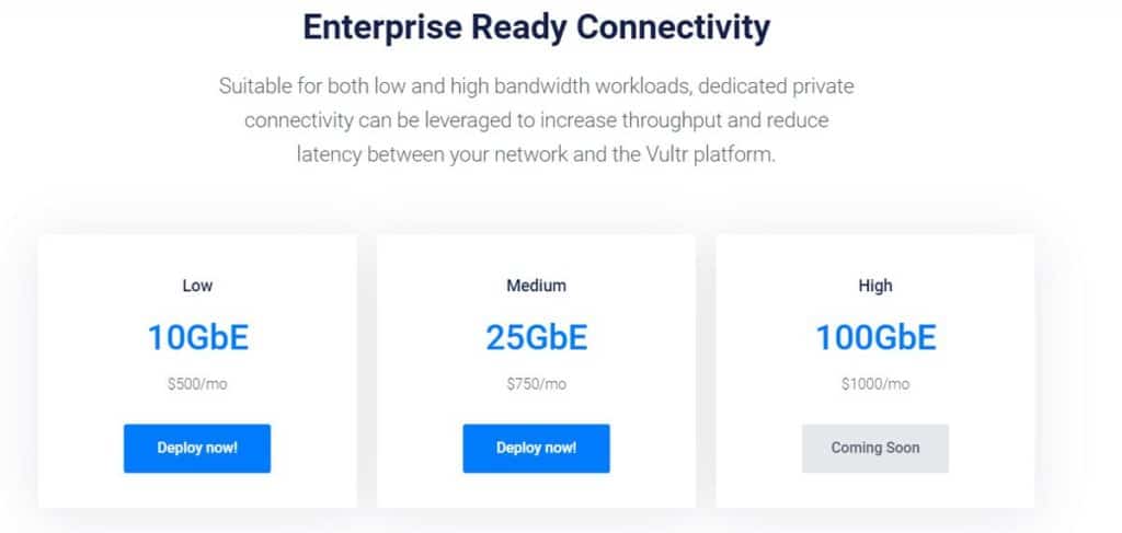 Vultr Direct Connect