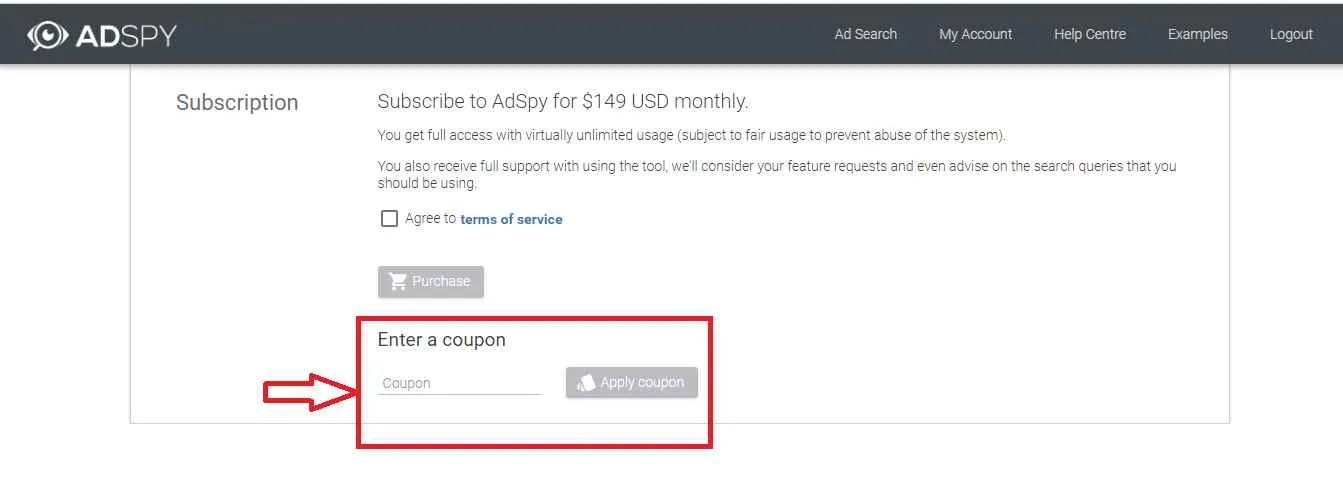 AdSpy Coupon Code