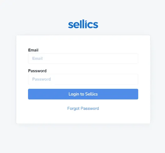 Sellics Login