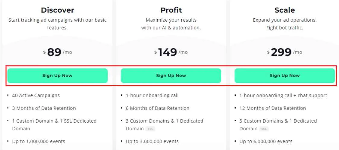 Voluum Pricing