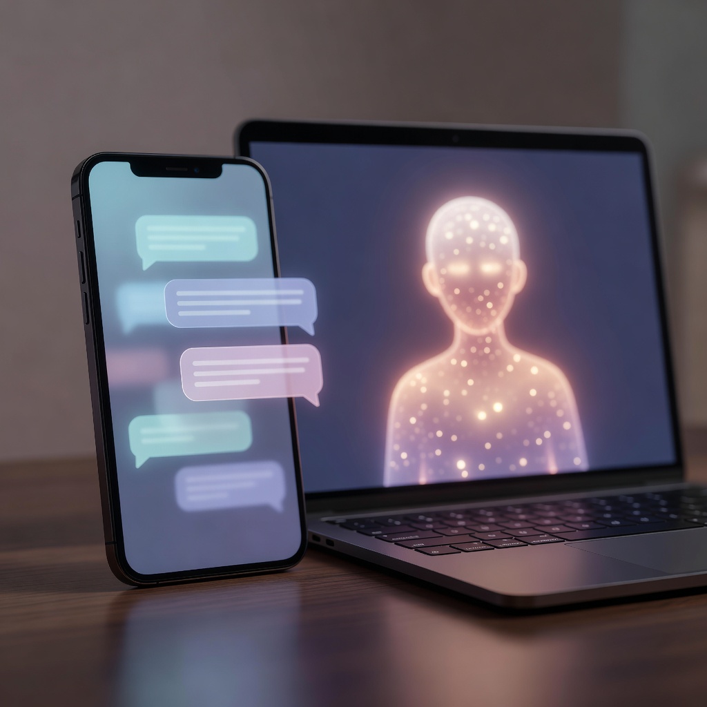 AI companion illustration for crushon ai review 2026